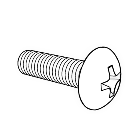 ANSI/ASME B18.6.3T細(xì)牙 十字大扁頭機(jī)螺釘細(xì)牙