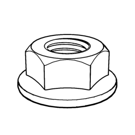 DIN6923六角法蘭螺母