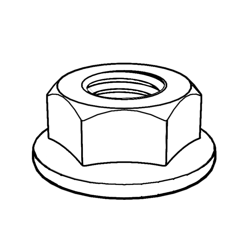 IFI145六角法蘭面螺母